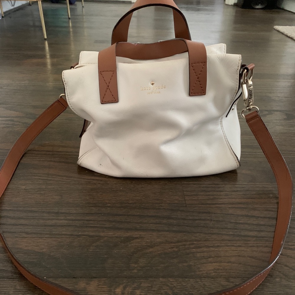 Kate Spade Leather Crossbody Tote Bag